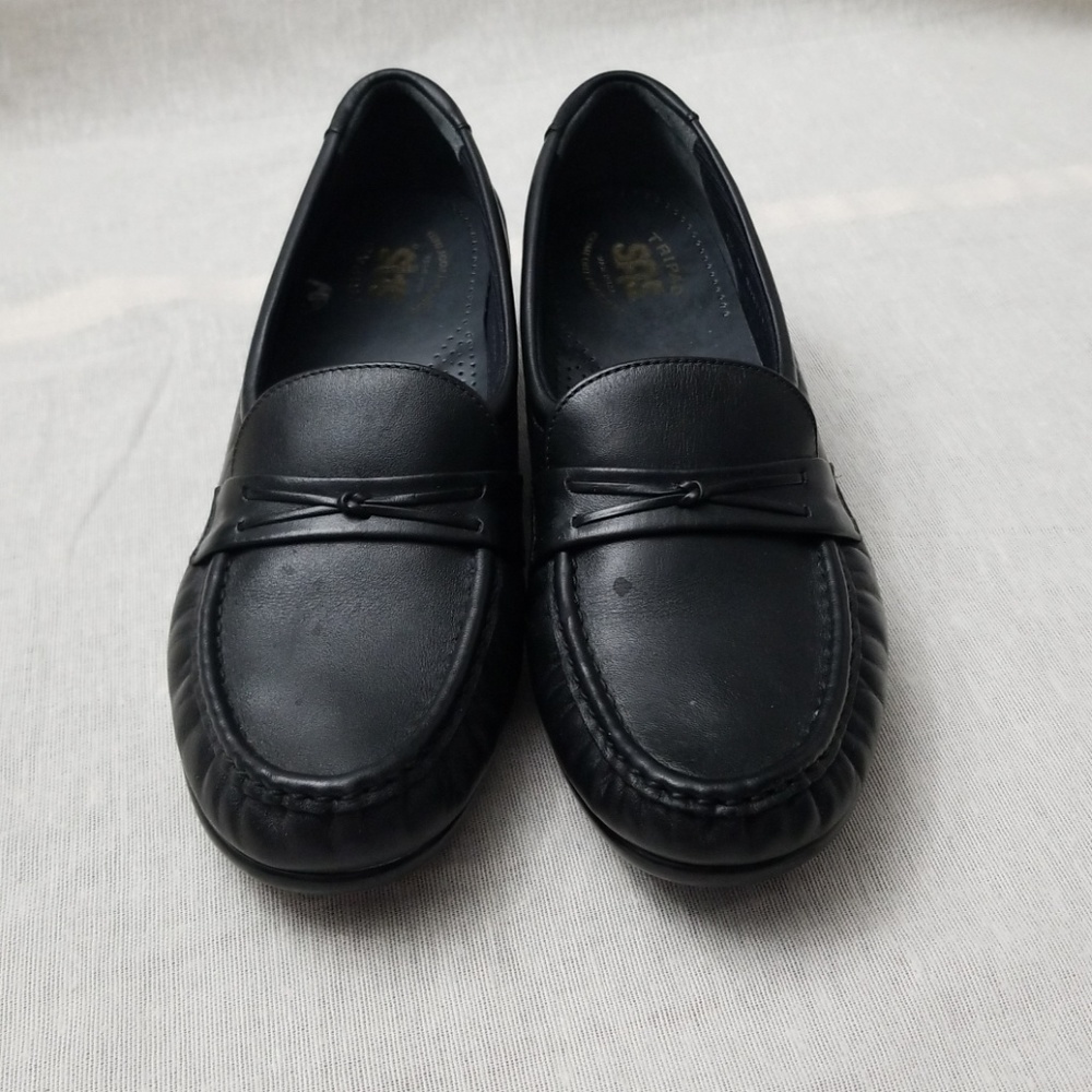 SAS Easier Tripad Diabetic Shoe - Black - Size 9.5